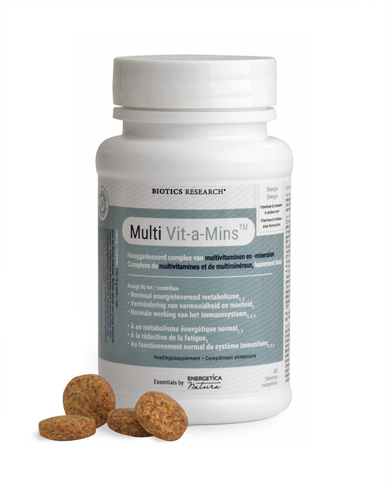 Biotics Multi-Vit_A-Mins , 180 tabl , compleet multi vit/min complex