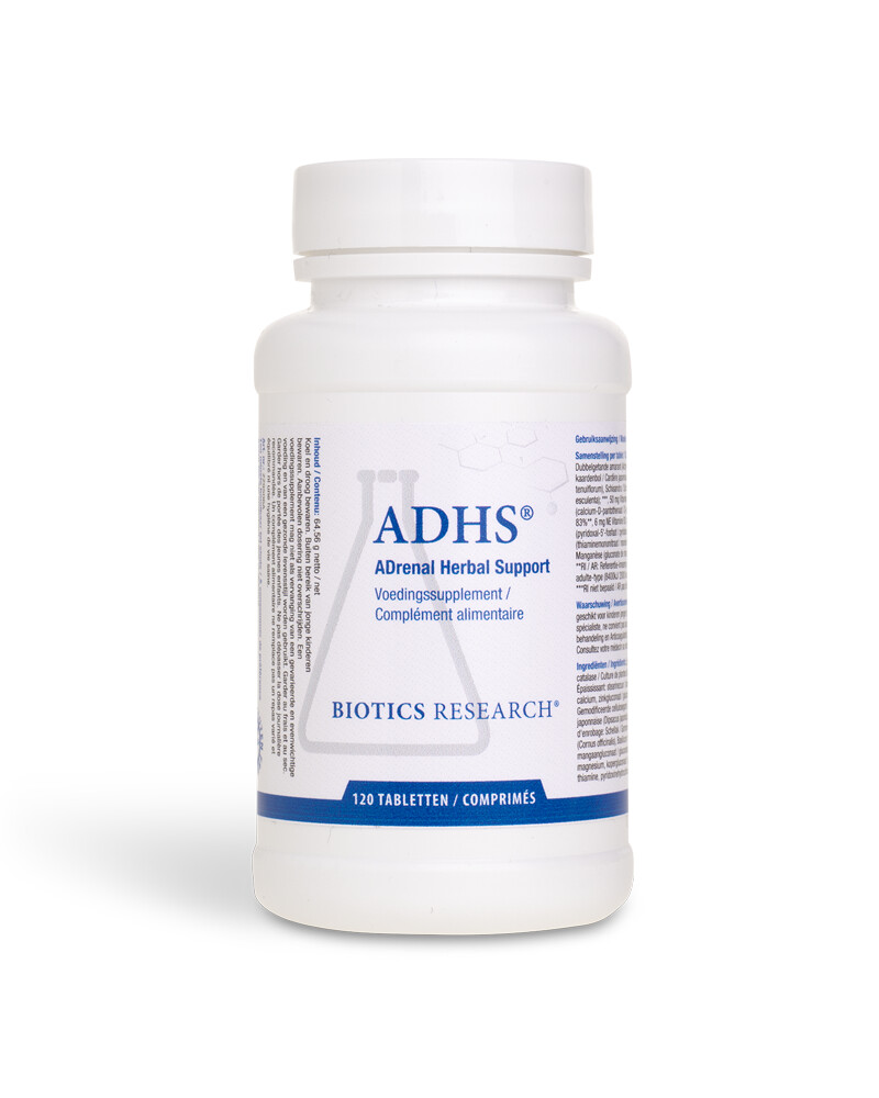 Biotics ADHS (Adrenal Herbal Support/ Bijnierondersteunung , 120 tabletten
