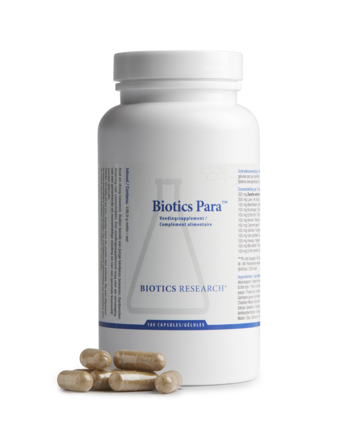 Biotics Para, 180 caps, Kruidenformule voor natuurlijke darmbalans