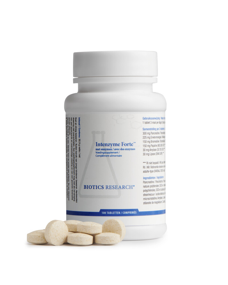 Biotics Intenzyme Forte 100 tabletten