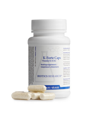 Biotics K-Forte Caps Complex van vitamine K1 en K2