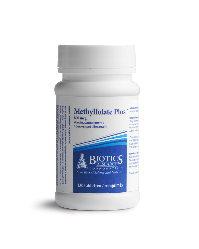 Biotics Methyl folate Plus (800 mcg) - 120 tabletten