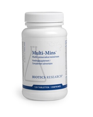 Biotics Multi-Mins Breed mineralen preparaat 120 tabletten