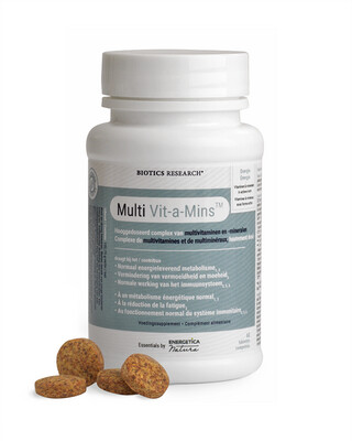 Biotics Multi-Vit_A-Mins , 60  tabl , compleet multi vit/min complex