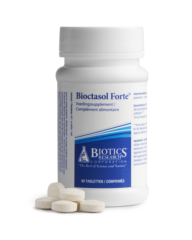 Biotics Bioctasol Forte, 90 tabl , Octacosanol uit rijst