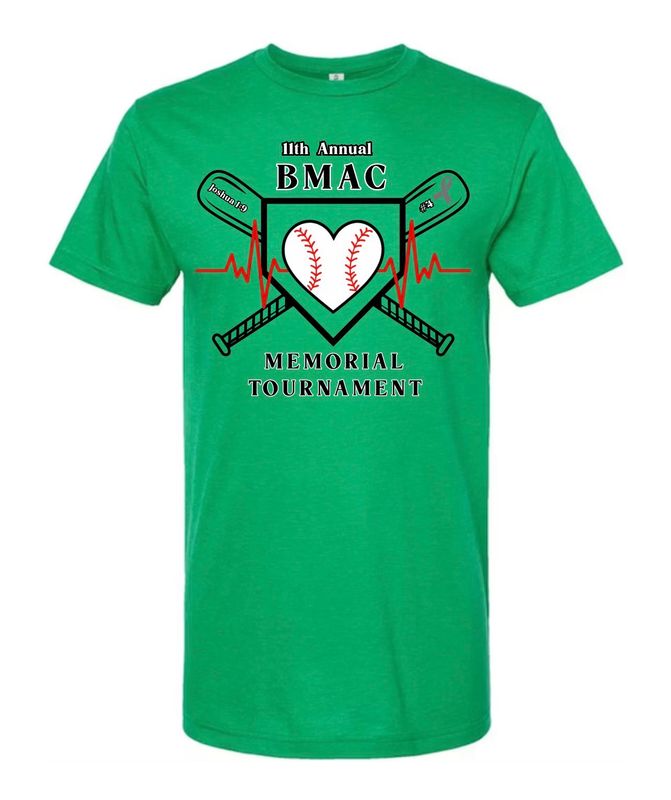 2026 Brendon McLarty Memorial Baseball Tournament Official T-Shirt