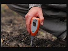 pH soil meter to determine the types of plants that can thrive at the park