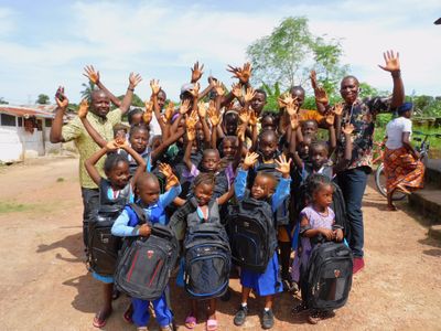 One year of primary school supplies for a student