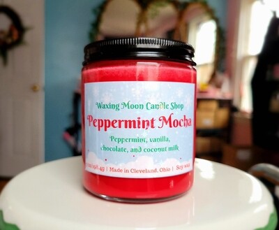 Peppermint Mocha 7oz container candle