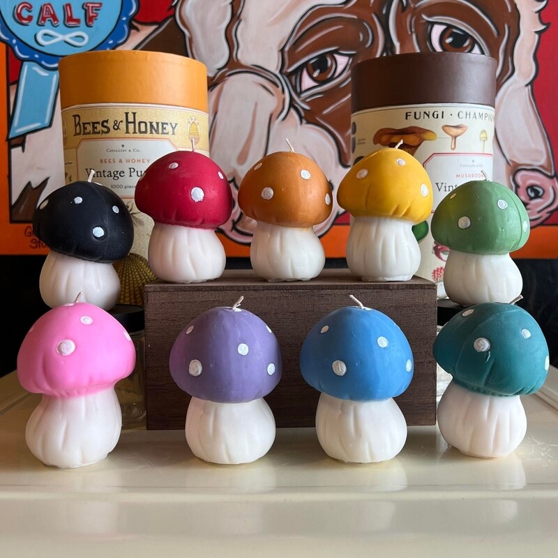 Mushroom Candle