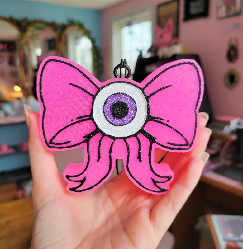 Eyeball Bow Car Freshie