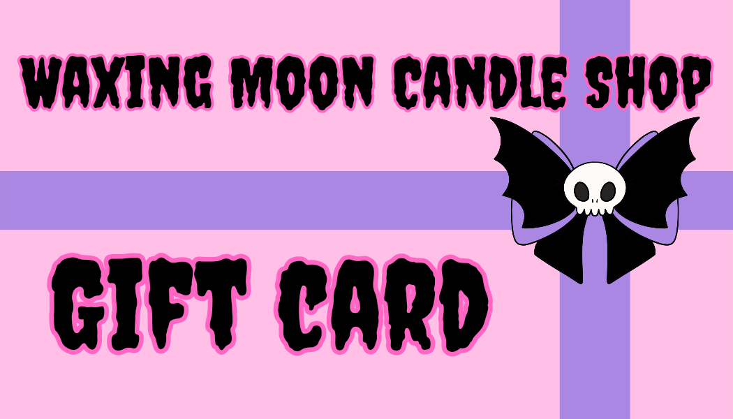Waxing Moon Candle Shop Gift Cards Waxing Moon Candle Shop Gift Cards