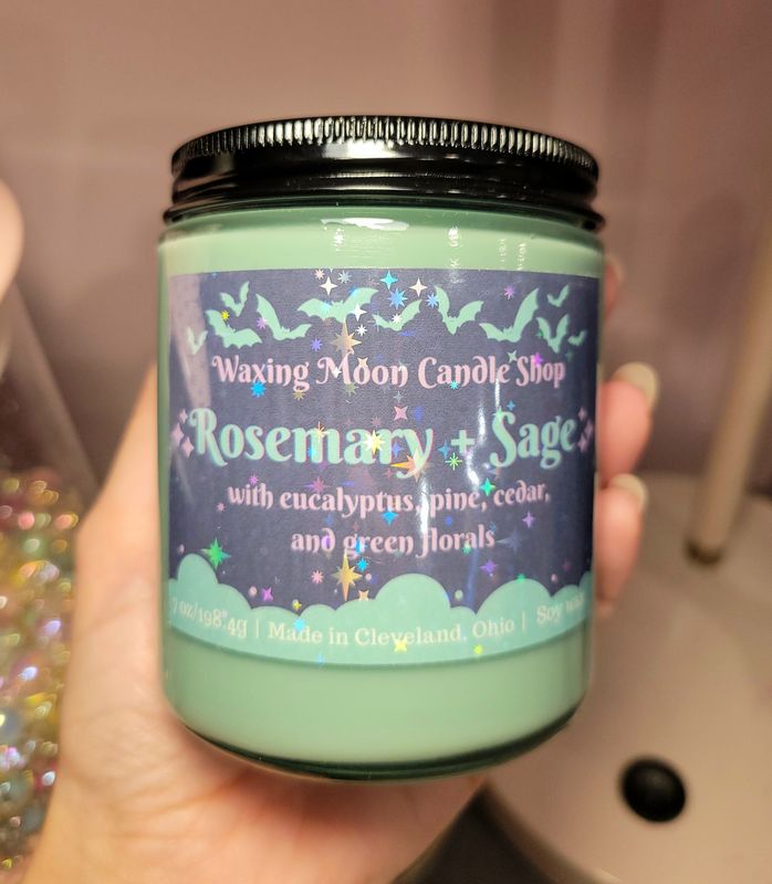Rosemary + Sage 7oz Container Candle 