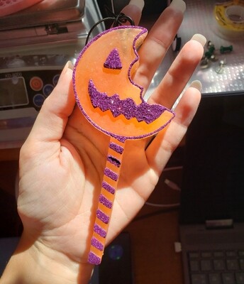 Jack-o'-lantern Lollipop Car Freshie Jack-o'-lantern Lollipop Car Freshie