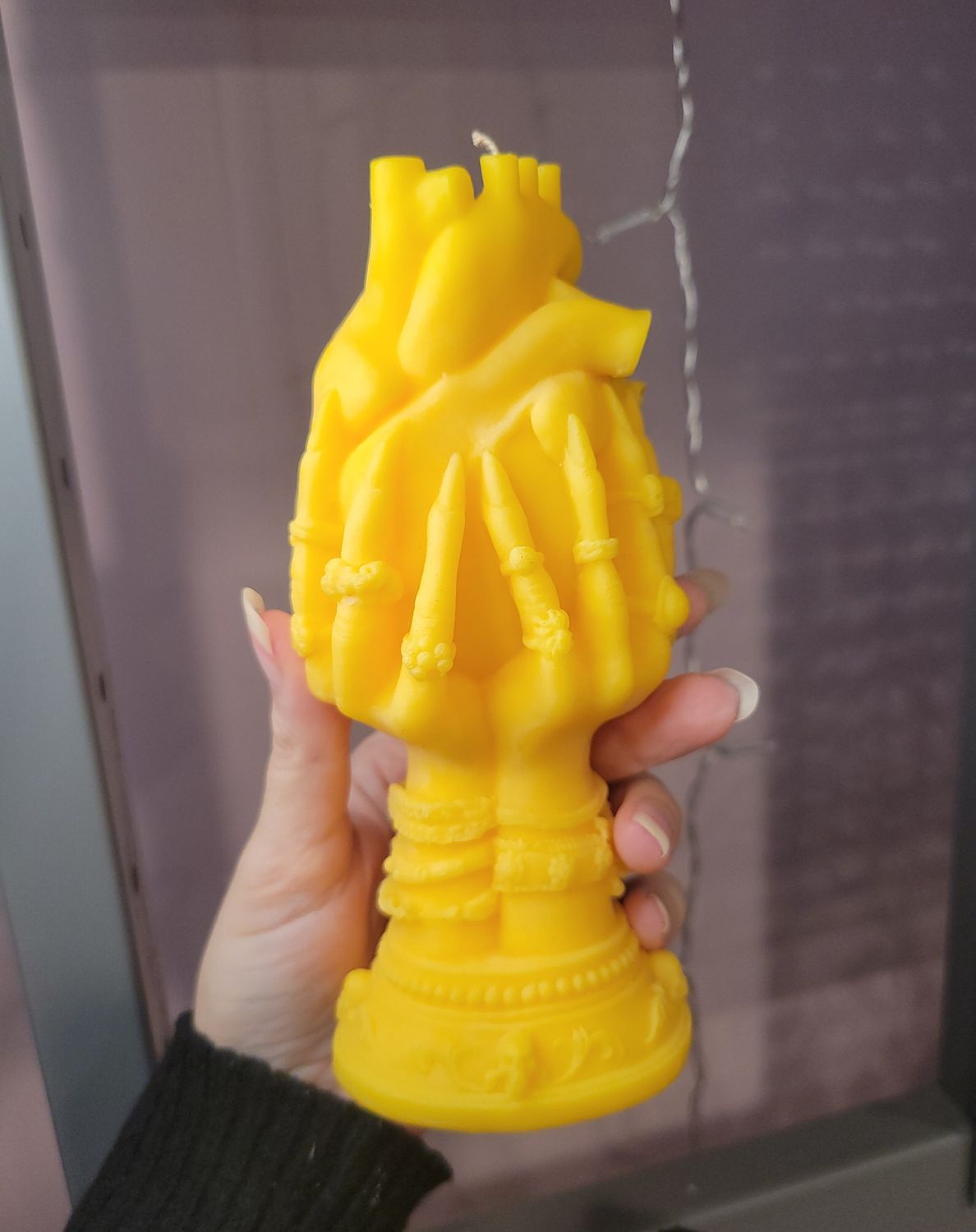 Lemon Sugar Cookie Human Heart Candle