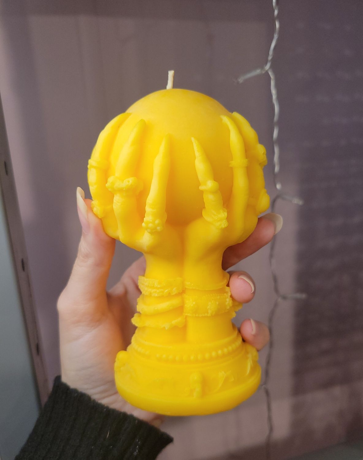 Lemon Sugar Cookie Crystal Ball Candle