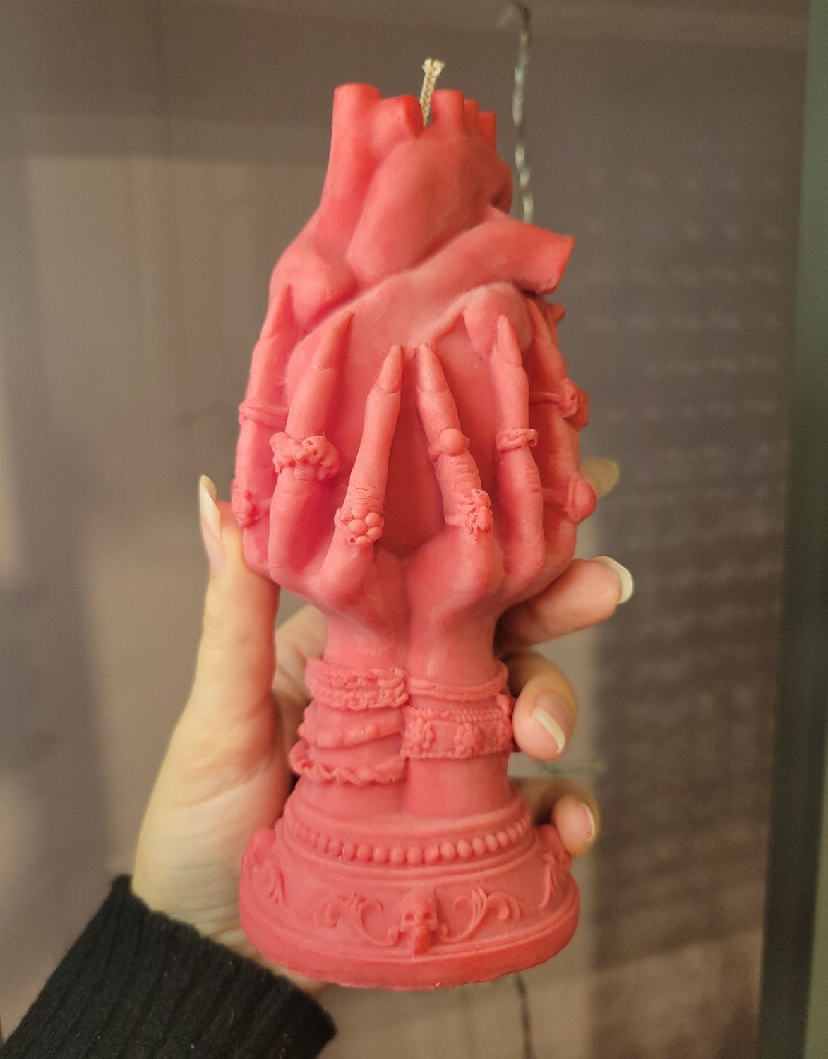 Bite Me Human Heart Candle