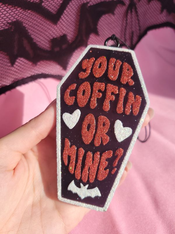 Your Coffin or Mine? Car Freshie