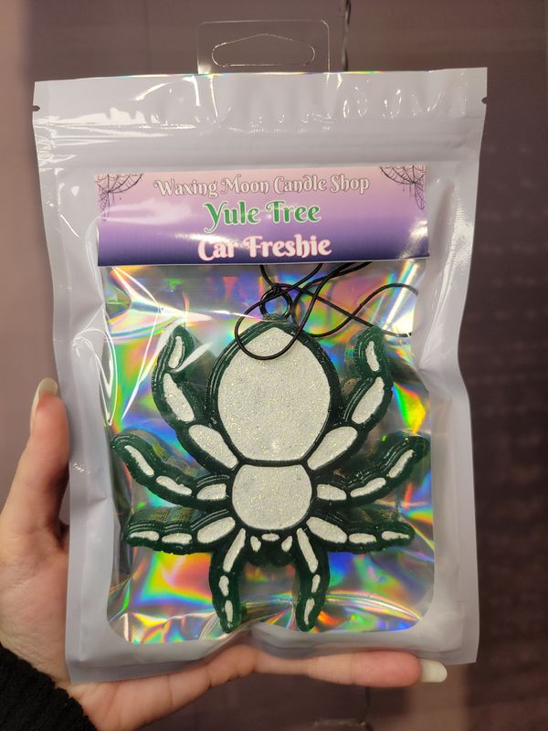 Yule Tree Spider Car Freshie