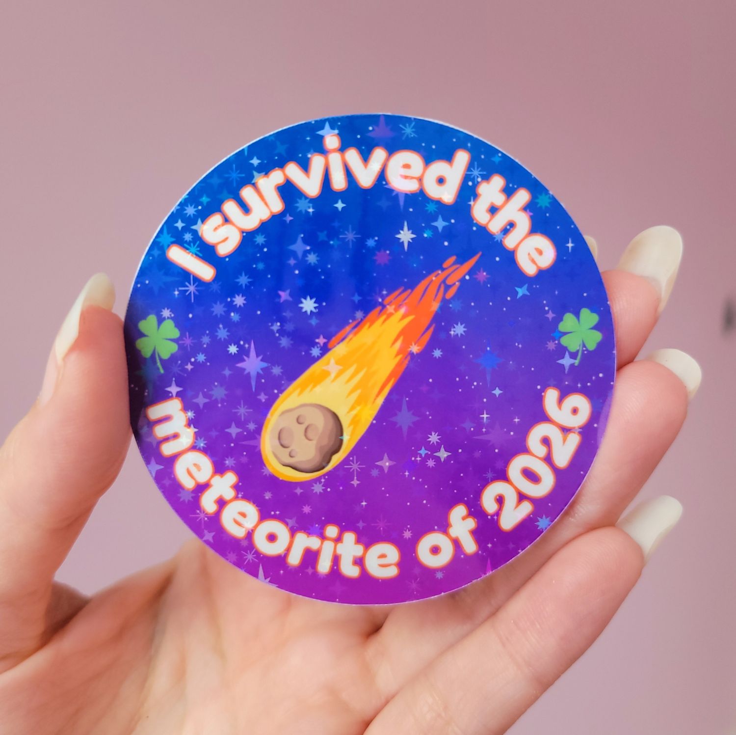 I Survived the Meteorite Sticker