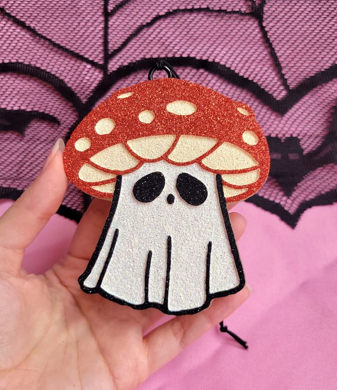 Mushroom Ghost Car Freshie