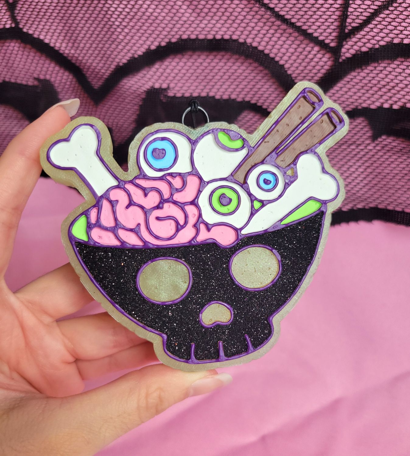 Skull Ramen Bowl Car Freshie Skull Ramen Bowl Car Freshie