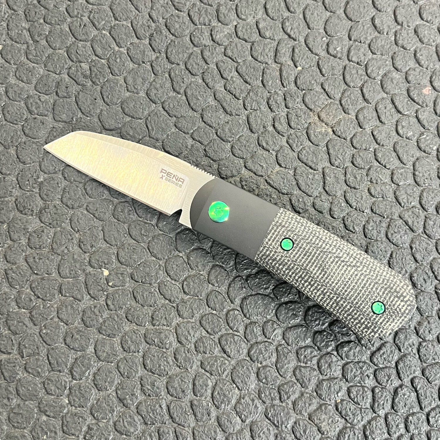 Pena Micro Apache Black Micarta Custom