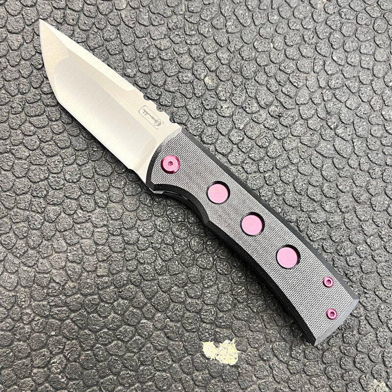 CHAVES KICKSTOP 229 G10 TANTO CUSTOM BLK CHERRY 3 HOLE CHAVES KICKSTOP 229 G10 TANTO CUSTOM BLK CHERRY 3 HOLE