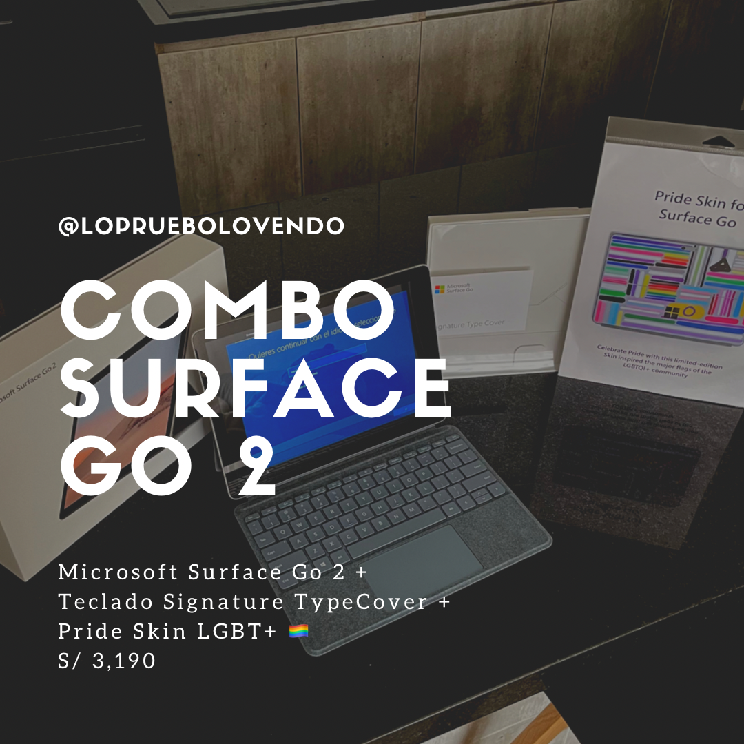 Combo Microsoft Surface Go 2