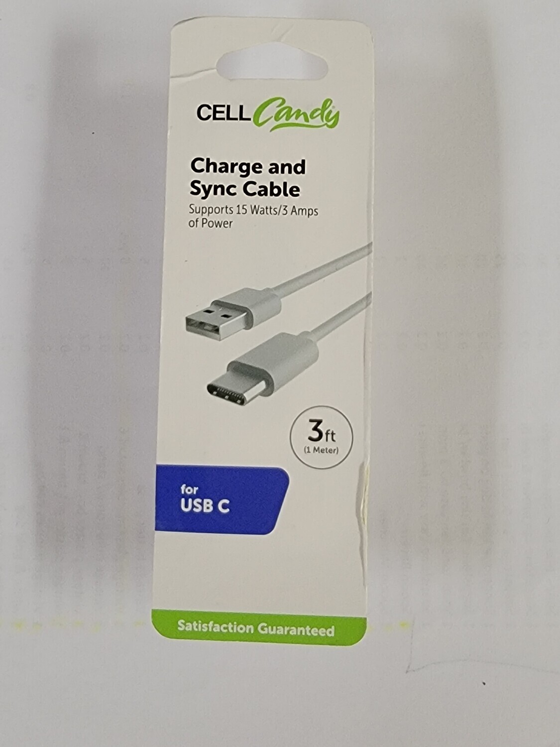 USB-C Cable 3 Foot White