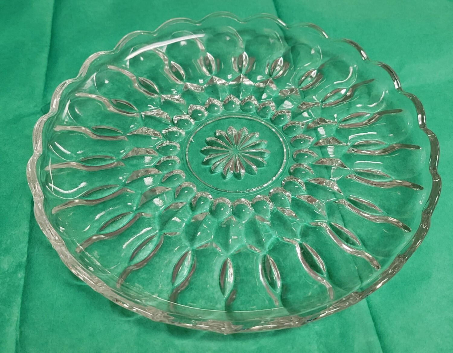 Clear Glass Serving Plate / Platter