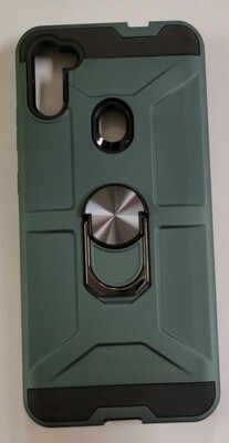 Atump Phone Case for Galaxy A11 Midnight Green