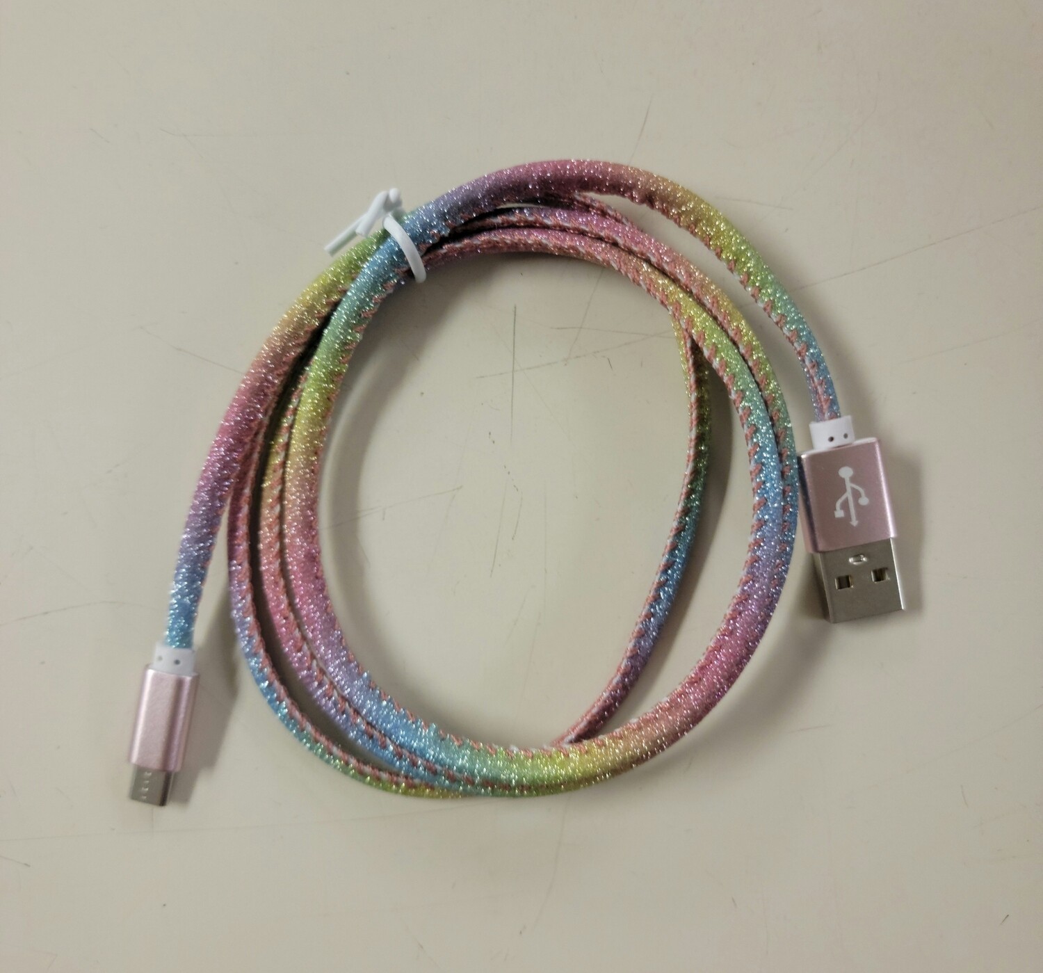 Micro-USB 3 Foot Rainbow Cord