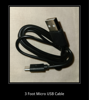 Micro-USB 3 Foot Nylon Cable