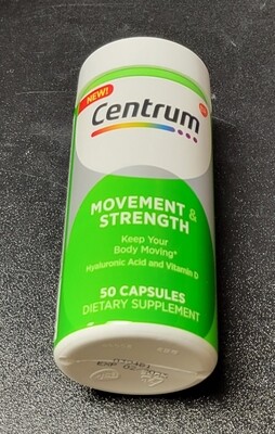 Centrum Movement and Strength 50 Capsules 305734984504