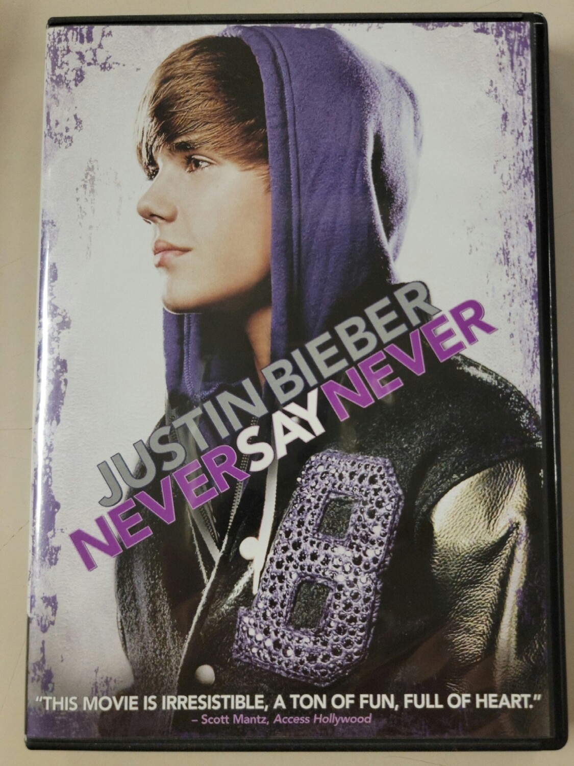 Justin Bieber "Never Say Never", DVD