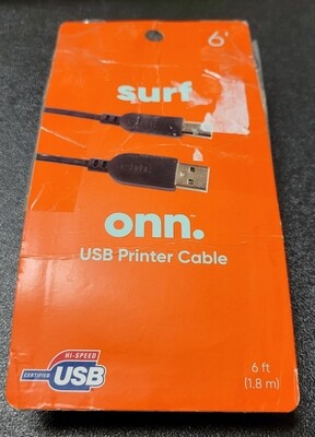 USB Printer Cable 6ft