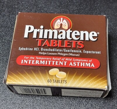 Primatene Tablets for the relief of mild symptoms of Intermittent Asthma