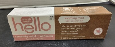 Hello Brand Sensitivity Relief + Whitening Fluoride Toothpaste