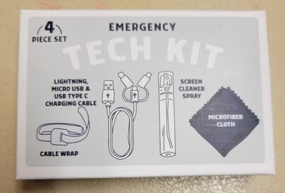 Emergency Tech Kit (3-in-1 Cord Included)