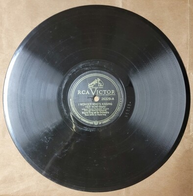 I Wonder Who's Kissing Her Now * Smoke Gets In Your Eyes, 78RPM Record