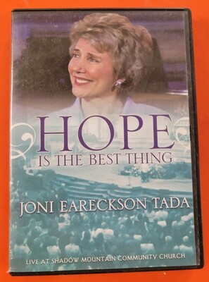 Hope, Is The Best Thing, DVD