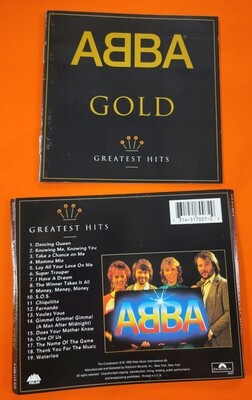Replacement artwork for "ABBA 'Gold greatest hits'" CD - No CD included