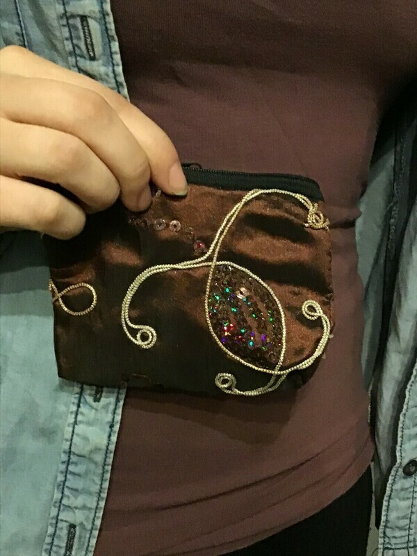 Embroidered Coin Purse  - E3