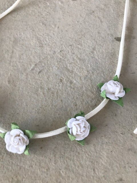 Flower Suede Headband - A81