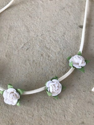 Flower Suede Headband - A81