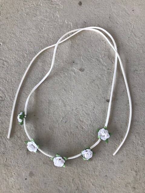 Flower Suede Headband - A81