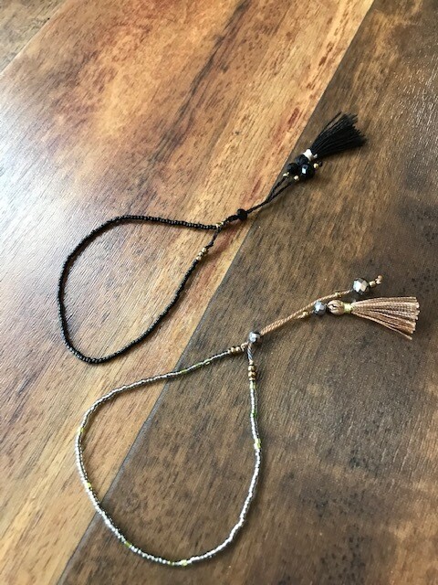 Beaded Tassel Bracelet