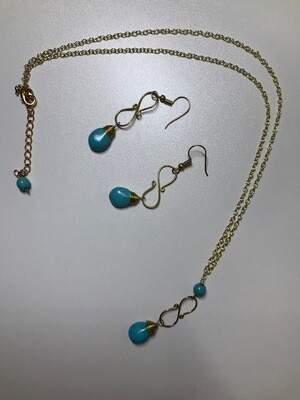 Coastal Breeze Necklace &amp; Earring Set - A104