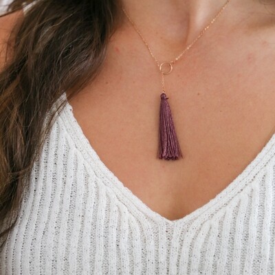 Juniper Tassel Necklace